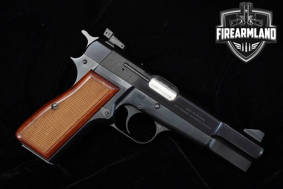 1985 Browning Hi Power 9mm 4.75" Blued Browning-Hi Power High Power HP P-35