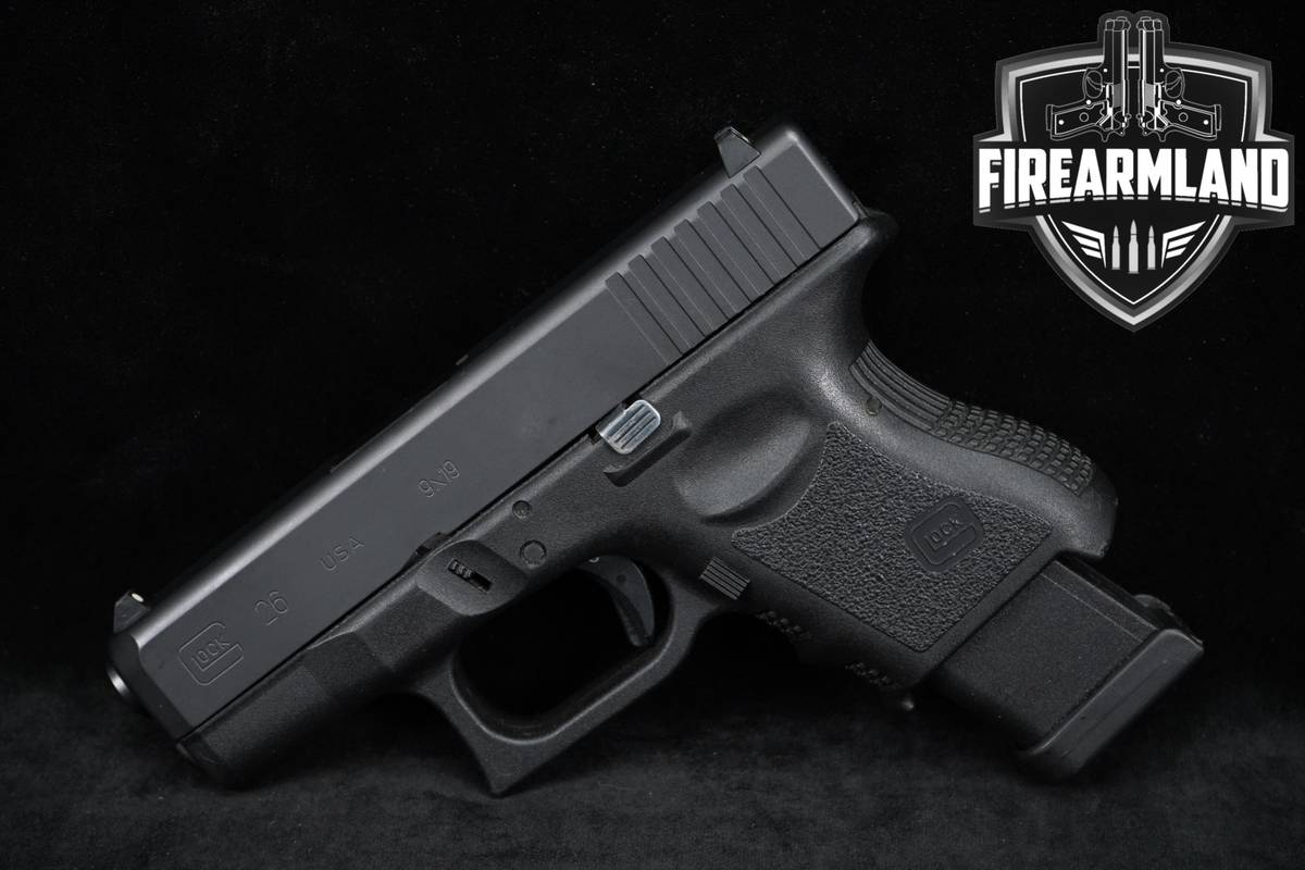 USA MADE Glock 26 Gen 3 9mm 3.43" G26 G +2 MAGS & ORIG CASE