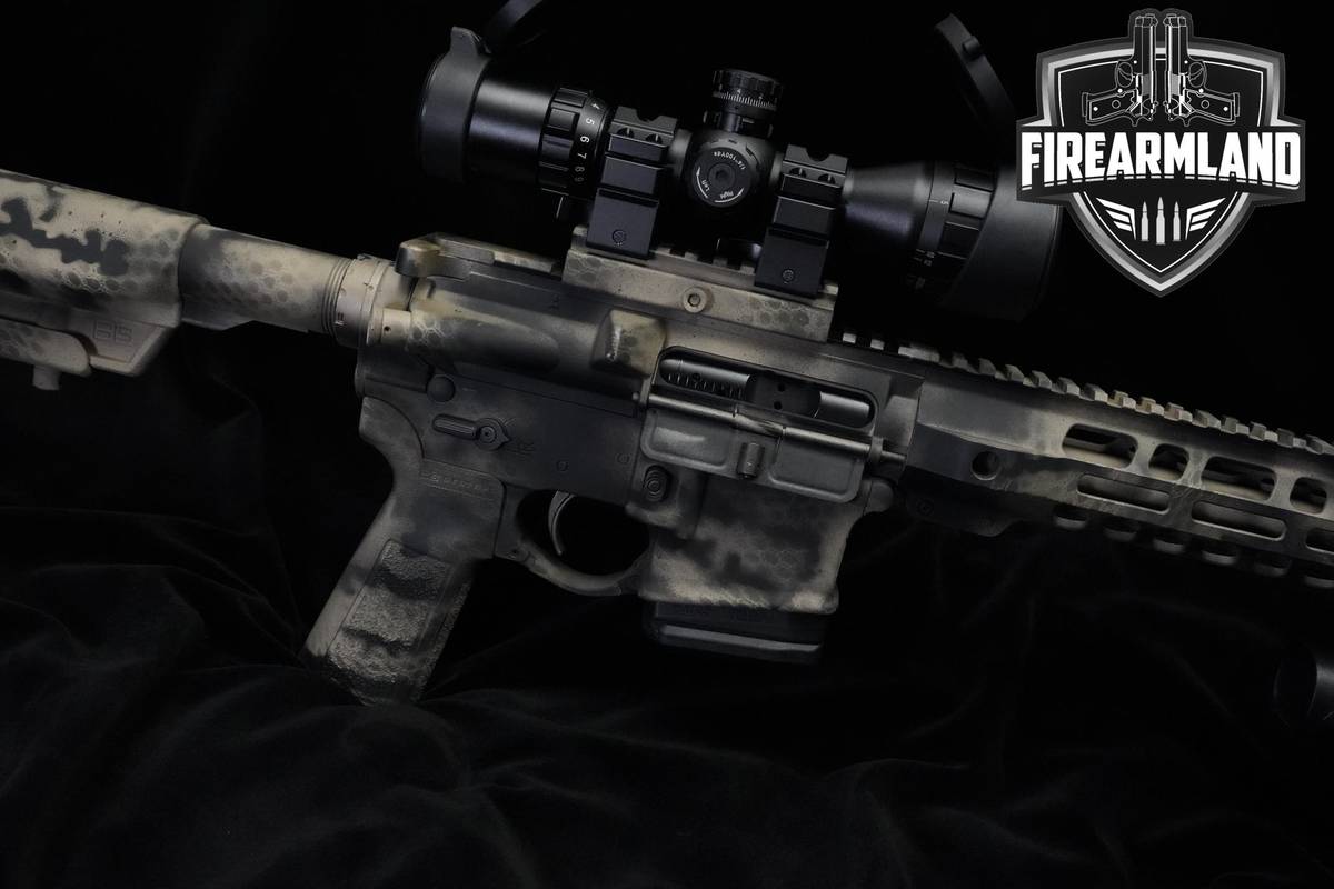 Sons of Liberty M4 20" Custom Camo Pattern AR-15 AR15 AR M4 +OPTIC