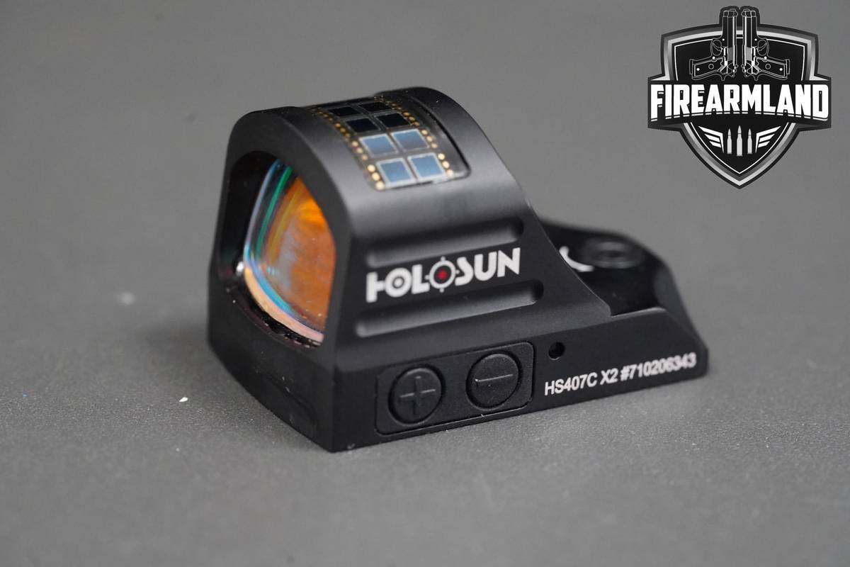 Holosun HS407C X2 Red 2 MOA Dot Holosun-HS407C-X2 OPTIC