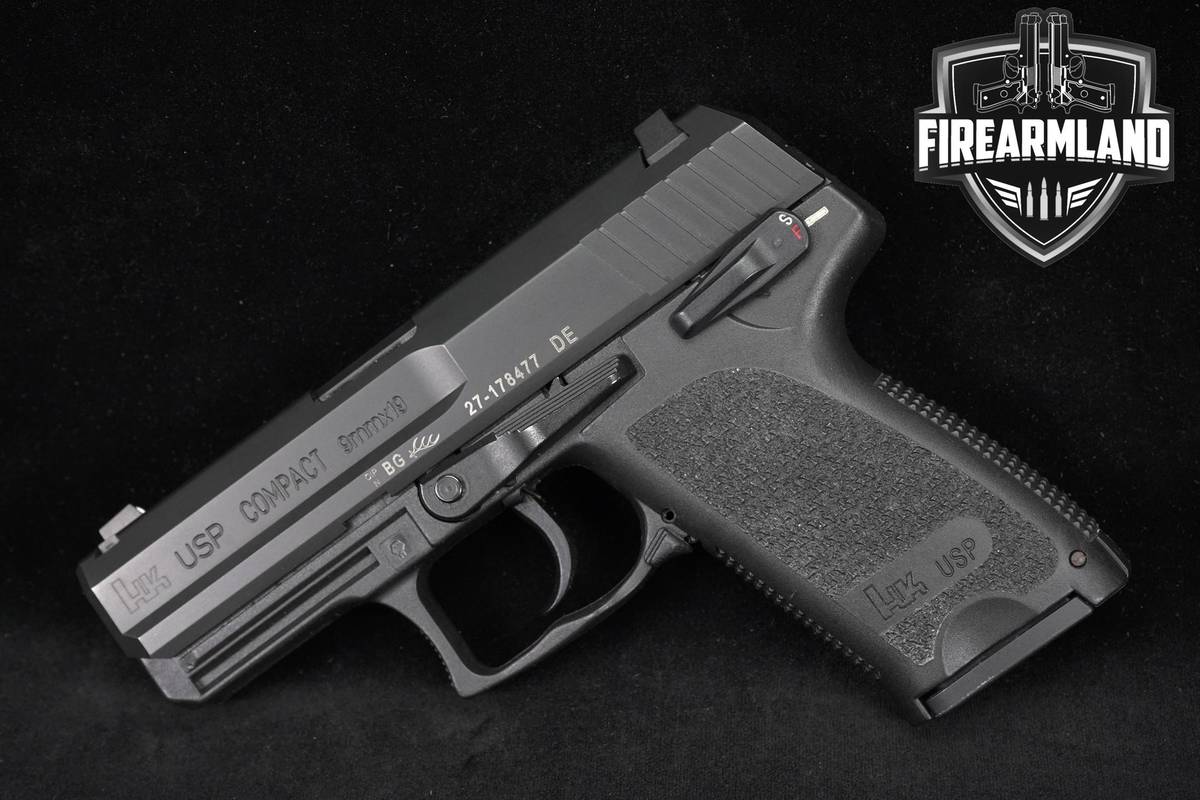 Heckler & Koch H&K HK USP Compact Variant 1 (V1) 9mm 3.58" DA/SA