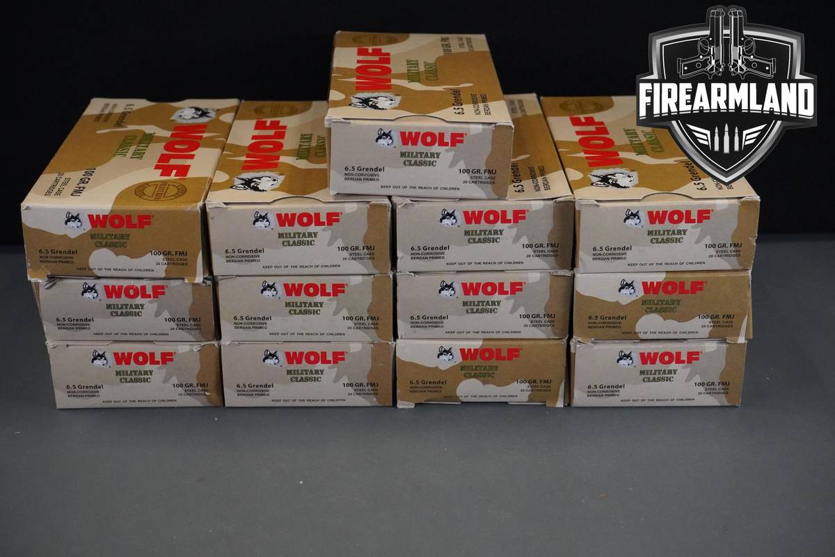6.5 Grendel Ammo 6.5-Grendel Ammunition 260 ROUNDS