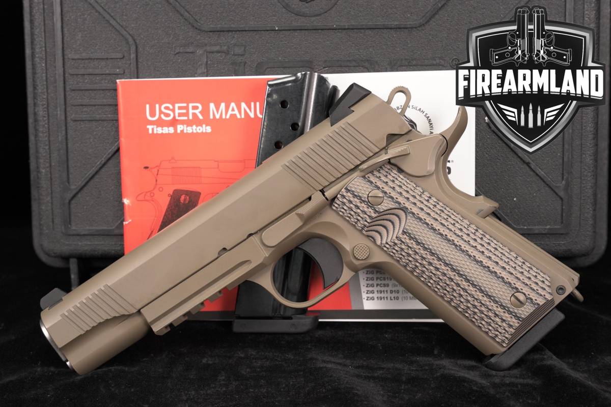 Tisas 1911 Duty Raider 9mm 5 FDE +2 MAGS & ORIG CASE