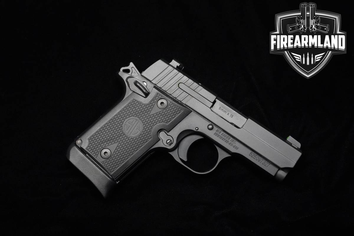 Sig Sauer P938 9mm 3" Nitron P938 Sig P-938 Sauer +ORIG CASE