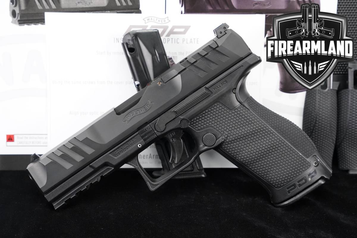 Walther PDP Standard Full Size 9mm Optics‑Ready +2 MAGS & ORIG CASE