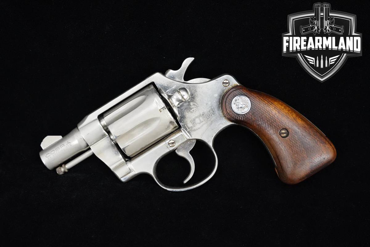 VINTAGE 1972 Colt Cobra 38 Special 2" Nickel Colt-Cobra DA/SA