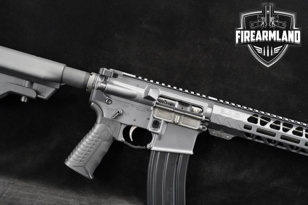 LIKE-NEW Battle Arms BAD-15 Workhorse Patrol 5.56 NATO AR15 16" Combat Grey