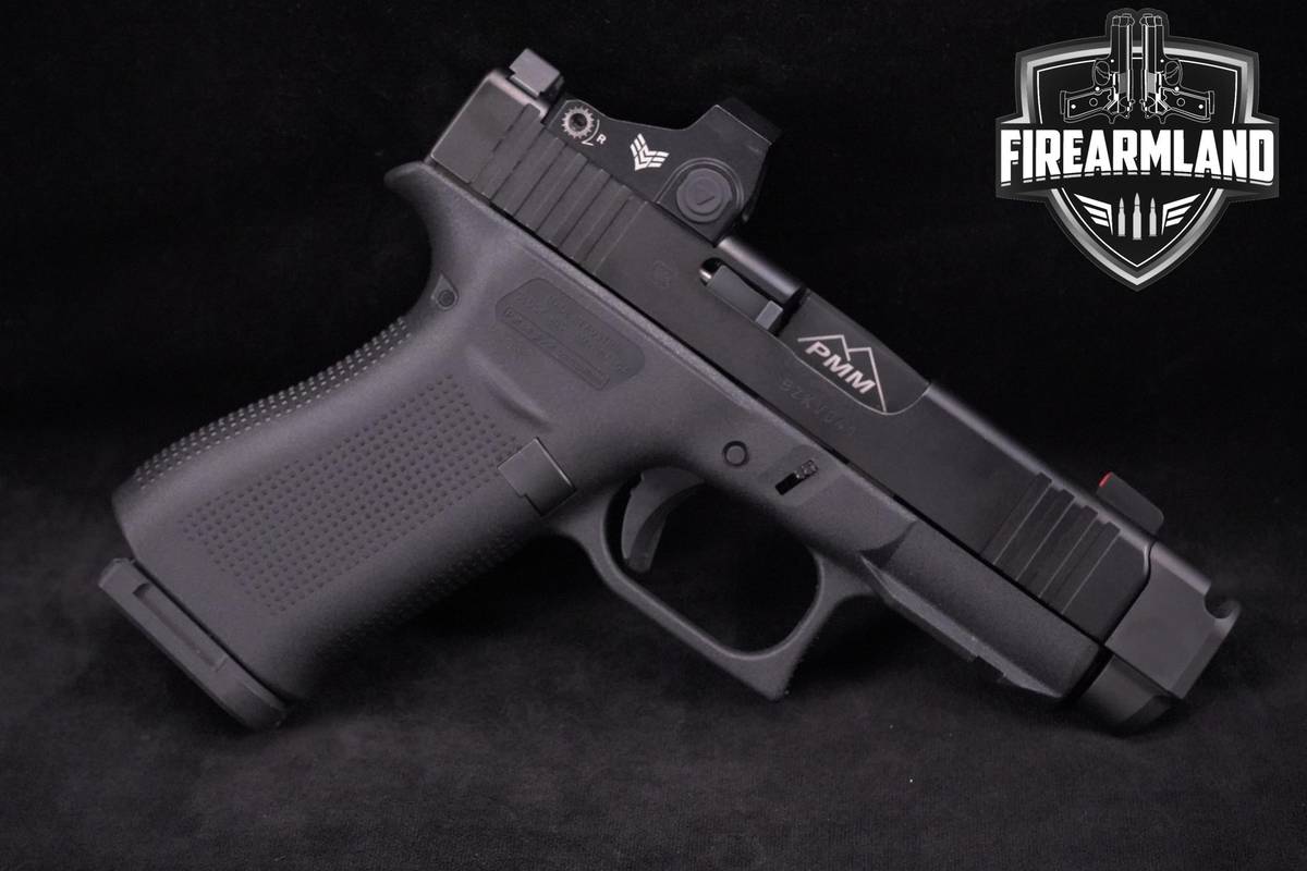 Glock 43X MOS 9mm 3.41" G43X G43-X +5 MAGS, ORIG CASE & OPTIC