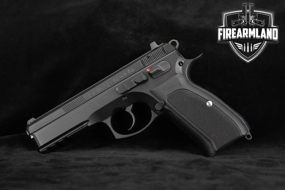 CZ 75 SP-01 9mm 4.6" CZ-75 SP01+3 MAGS & ORIG CASE
