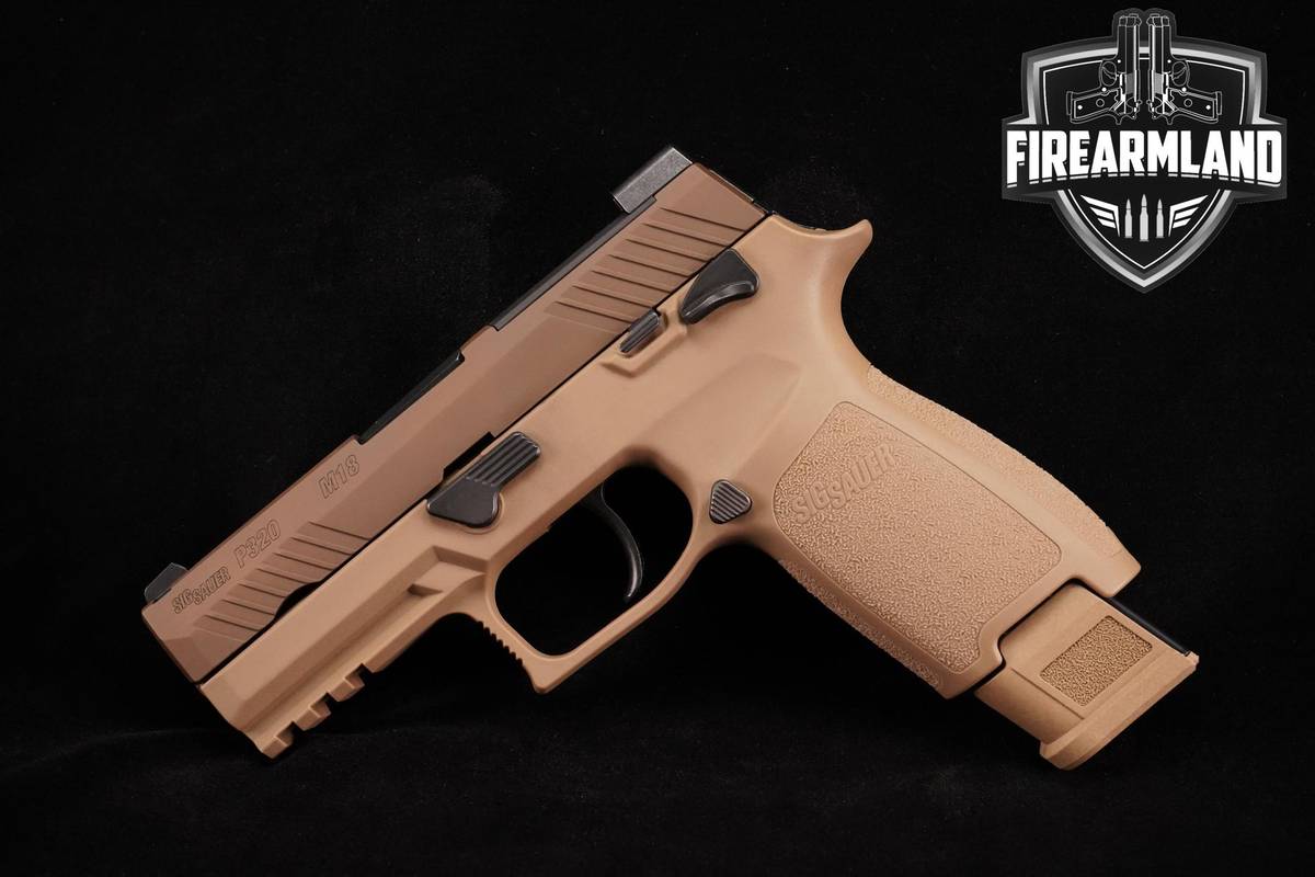 Sig Sauer P320 M18 9mm 3.9" Coyote Tan Sig-Sauer P320 P-320 M-18 +ORIG CASE