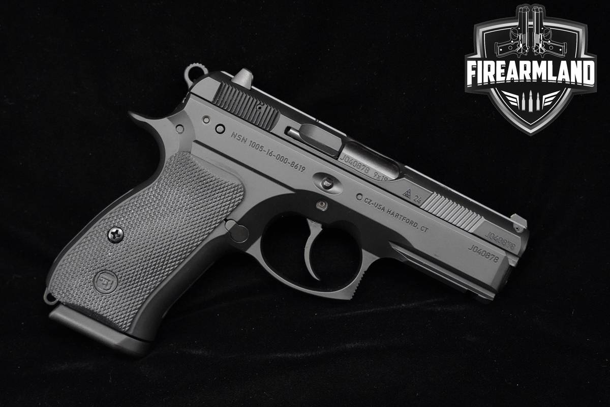 CZ 75 P-01 COMPACT 9mm Black Polycoat CZ CZ75 +2 MAGS & ORIG CASE