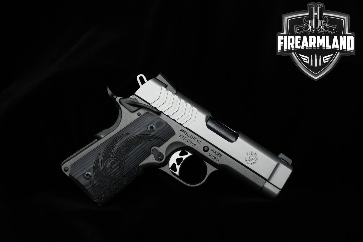 Ruger SR1911 LW Officer-Style 9mm 3.60" Two-Tone SR1911 Ruger SR-1911 2MAGS