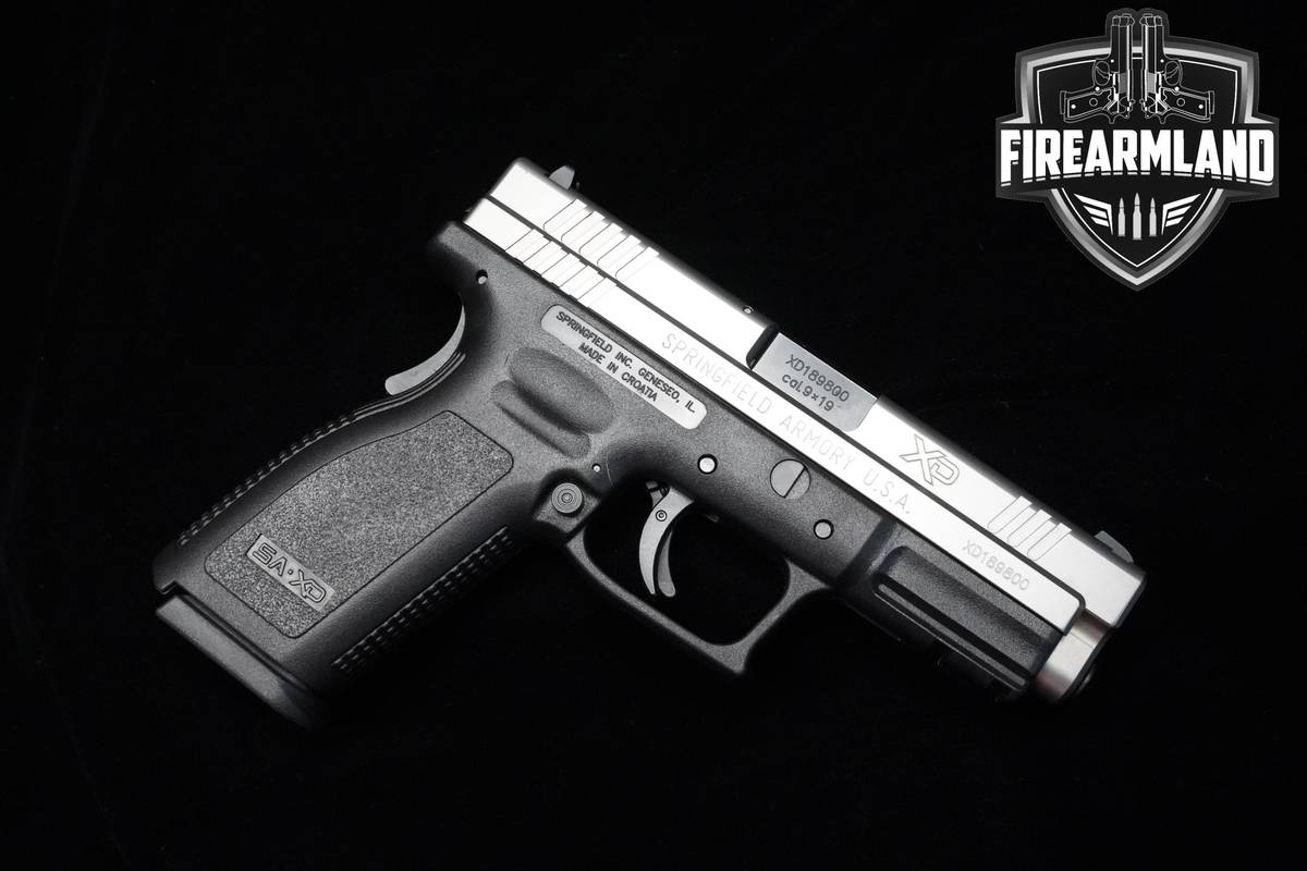Springfield Armory XD-9 Service 9mm 4" Two-Tone XD-9 XD9 2 MAGS & ORIG CASE