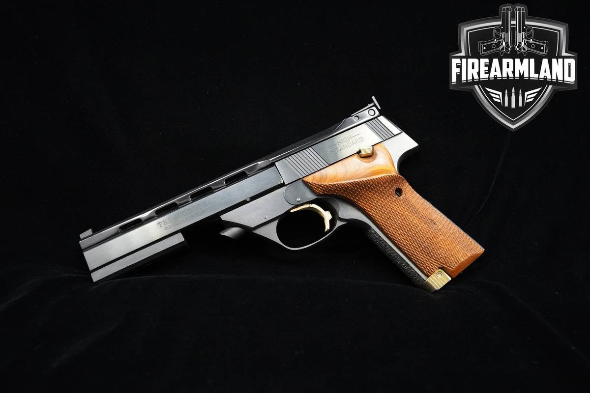1974 High Standard The Victor Military 22LR 5.5" Blued The-Victor VENT RIB