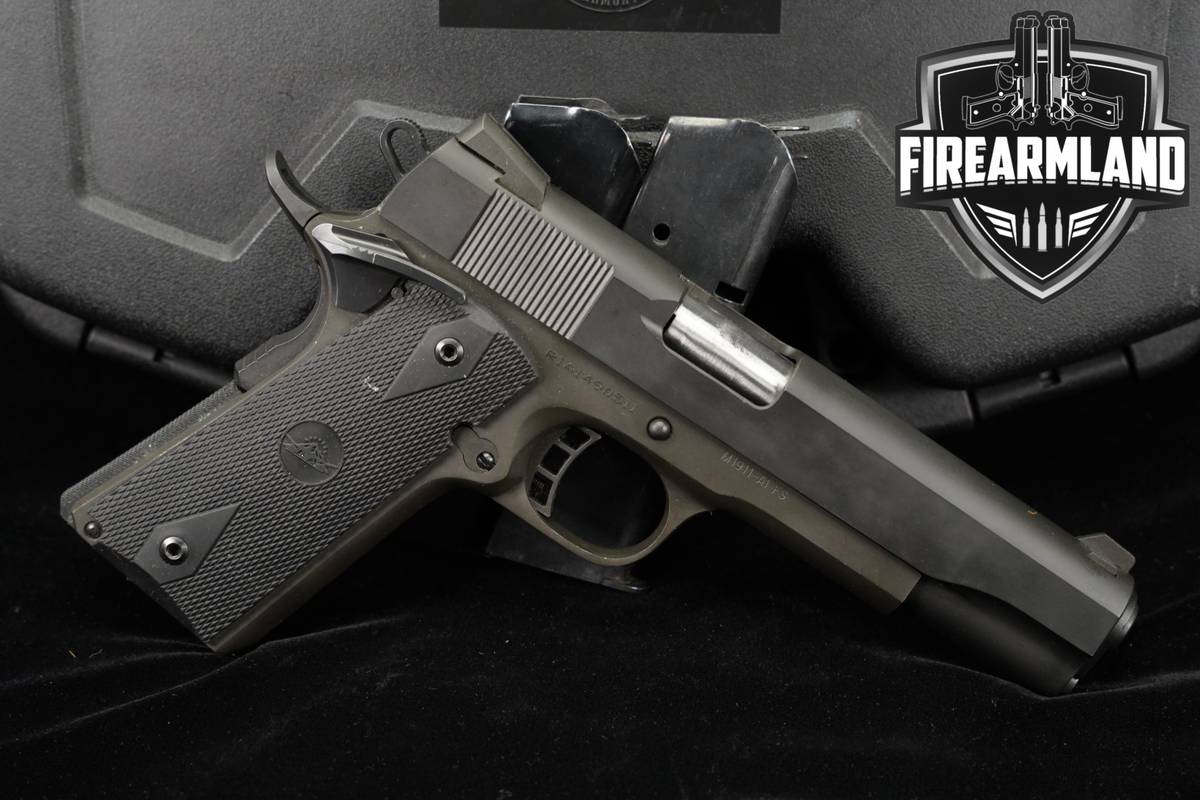 Rock Island Armory RIA M1911-A1 FS Tactical 9mm 1911 M1911A1 +3 MAGS, CASE