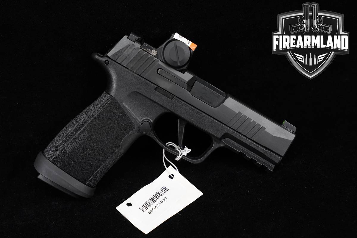 LNIB Sig Sauer P365-XMacro 9mm 3.7" P-365 Macro +3 MAGS, OG CASE & ROMEO-X