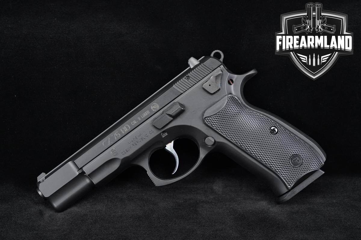 COMPLIANT CZ 75 BD 9mm 4.6" CZ75 Decocker +2 MAGS & ORIG CASE