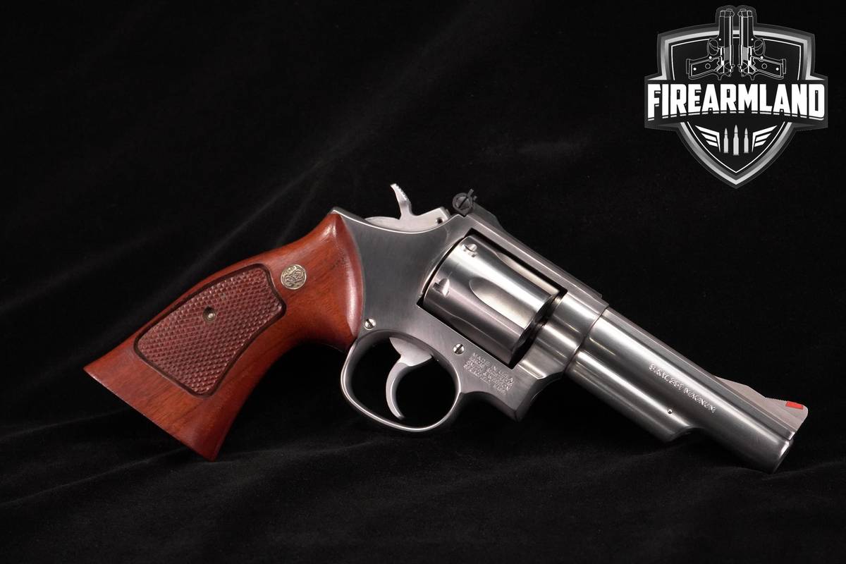 VINTAGE 1987 Smith & Wesson S&W Model 66 357-Magnum 4" Stainless DA/SA