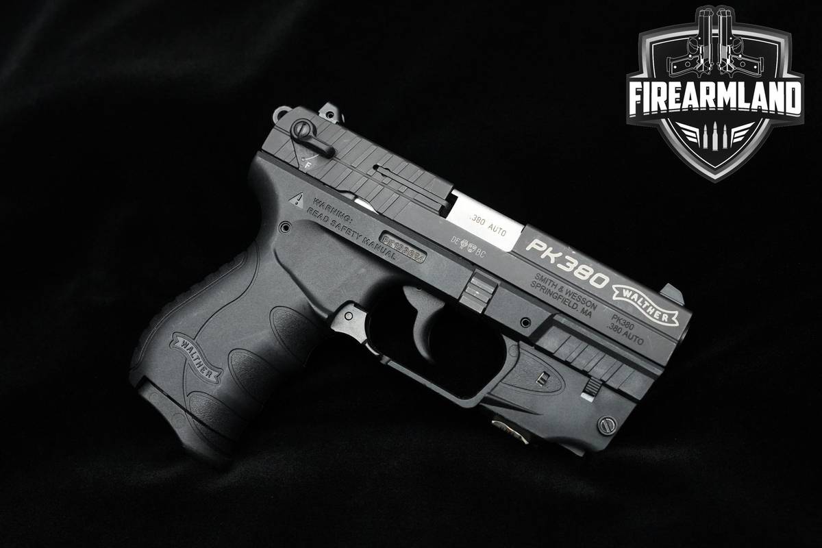 Walther PK380 Laser Set 380 ACP 3.66" 8+1 Black PK380 Walther DA/SA 380 ACP