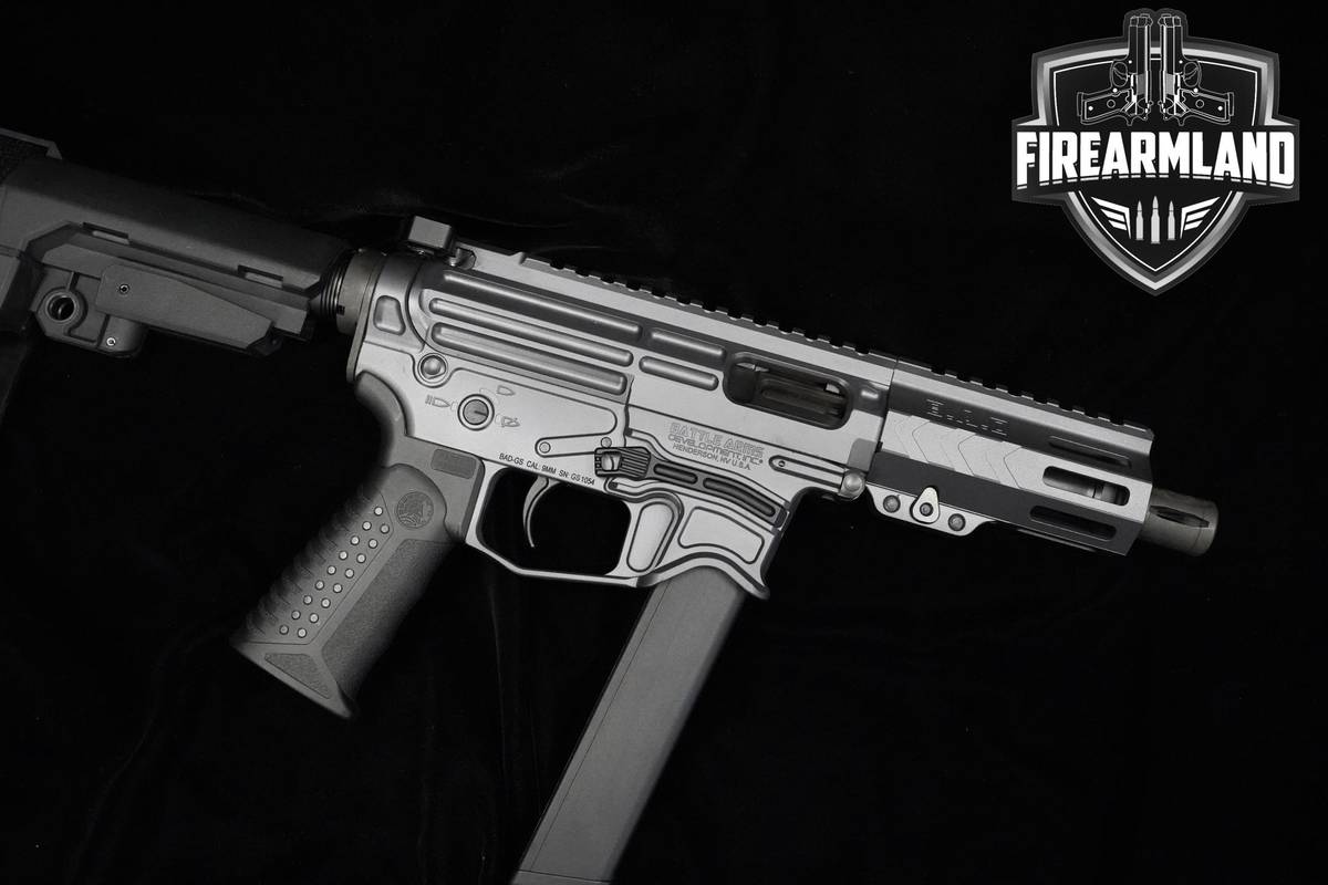Battle Arms Development Inc. XIPHOS 9P 9mm AR-9 AR 4.5" Combat Grey AR-9-AR