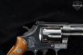1980 Smith & Wesson (S&W) Model 15-4 K-38 Combat Masterpiece .38 Spl. Nickel Plated in Very Good Condition Image 4
