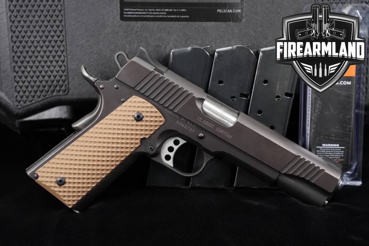 Kimber Classic Custom 45 ACP 1911 5 Blued +4 MAGS, PELICAN CASE