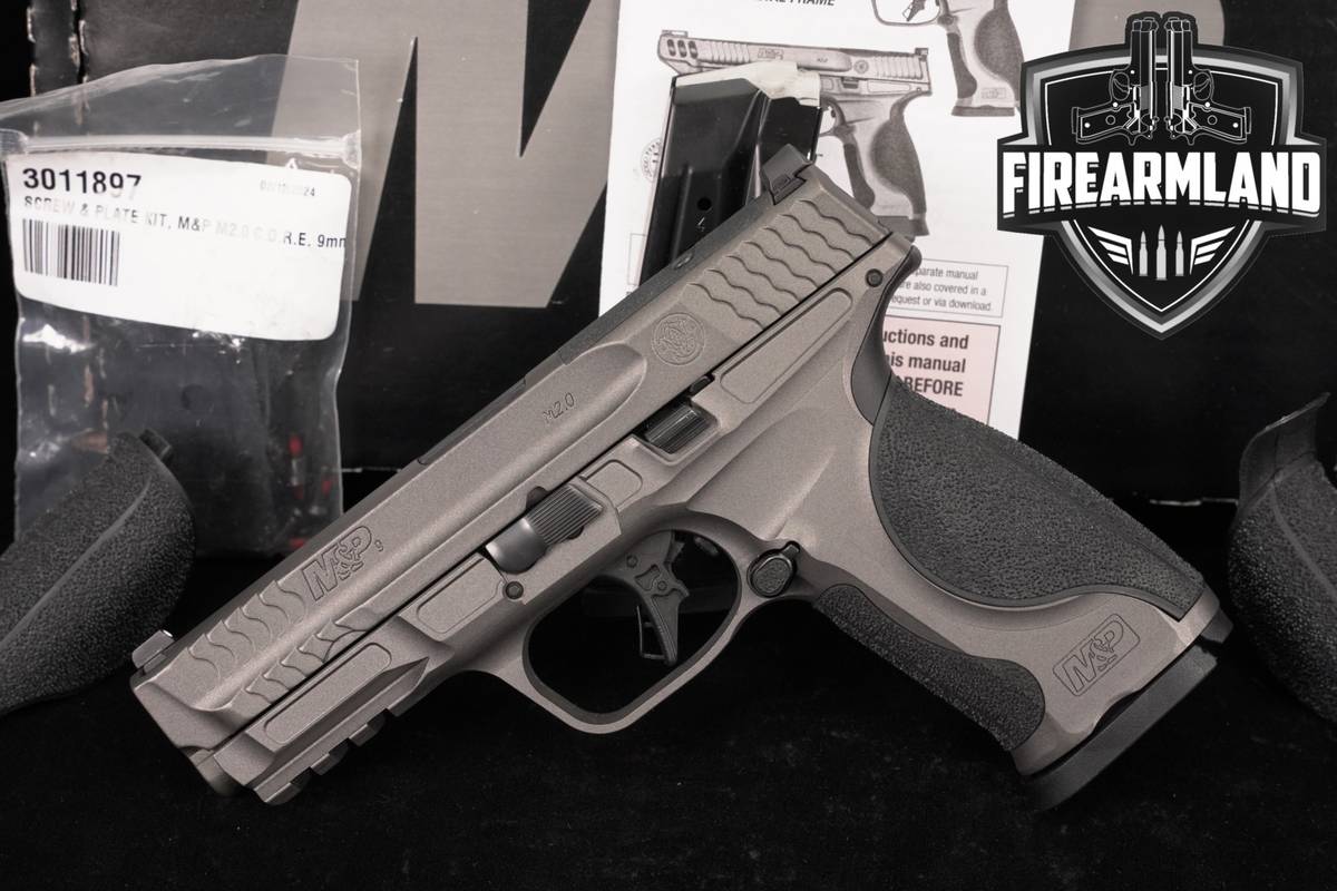 Smith & Wesson M&P9 M2.0 Metal S&W 9mm OR Tungsten Gray M&P 9 +2 MAGS
