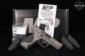 Smith & Wesson (S&W) M&P9 M2.0 Metal, No Thumb Safety 9mm Luger Tungsten Gray in Very Good Condition Image 2