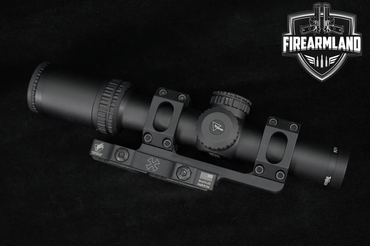 Trijicon AccuPower 1-4x24 BDC Segmented-Circle/Dot Crosshair w/ Red LED