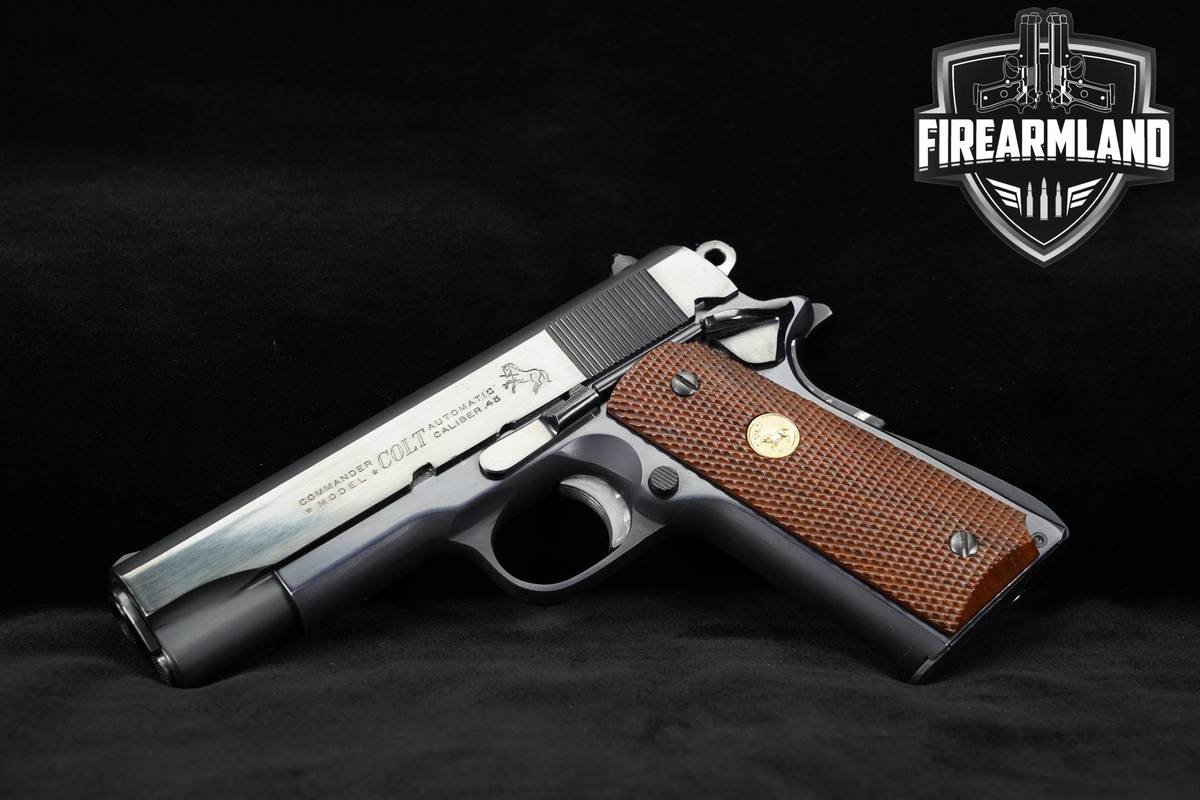1980 Colt Commander Lightweight Series 70 45 ACP 1911 4.25 3 MAGS & HOLSTER