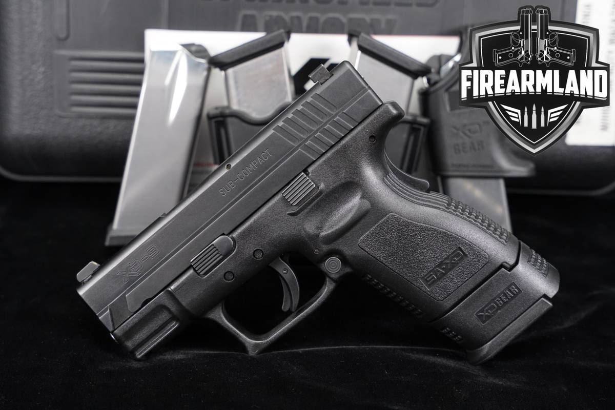 Springfield Armory XD-9 Sub-Compact 9mm 3" XD9 +5 MAGS, ORIG CASE & HOLSTER