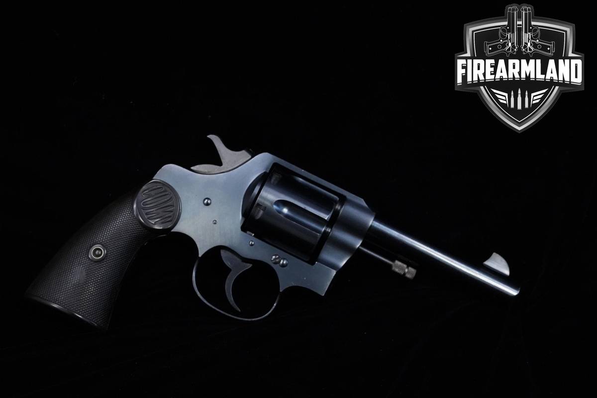 1933 Colt New Service 45 Colt 4.5" Blued DA/SA INTERWAR