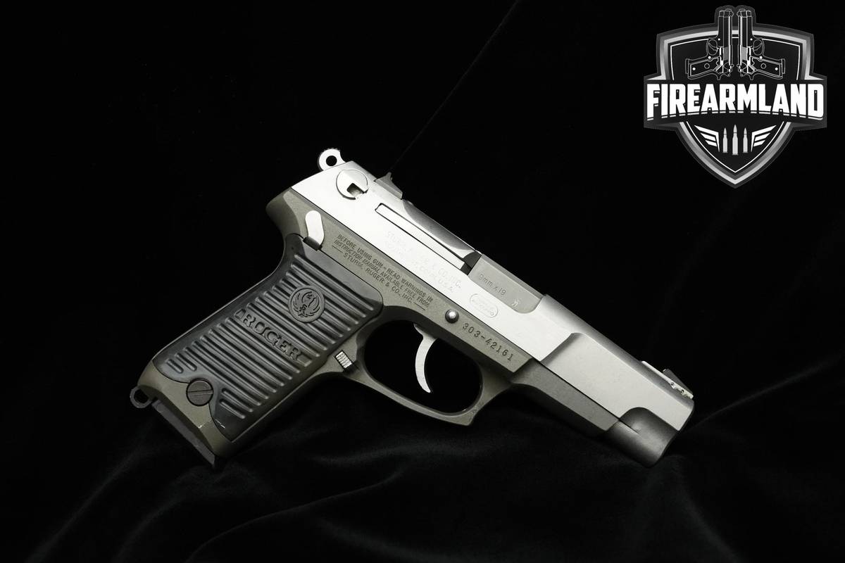 Ruger P89DC 9mm 4.5" Stainless Steel P89DC Ruger P89-DC DA/SA