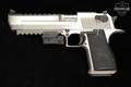 Magnum Research Desert Eagle Mark XIX .50 AE Satin Stainless in Fair Condition Image 3