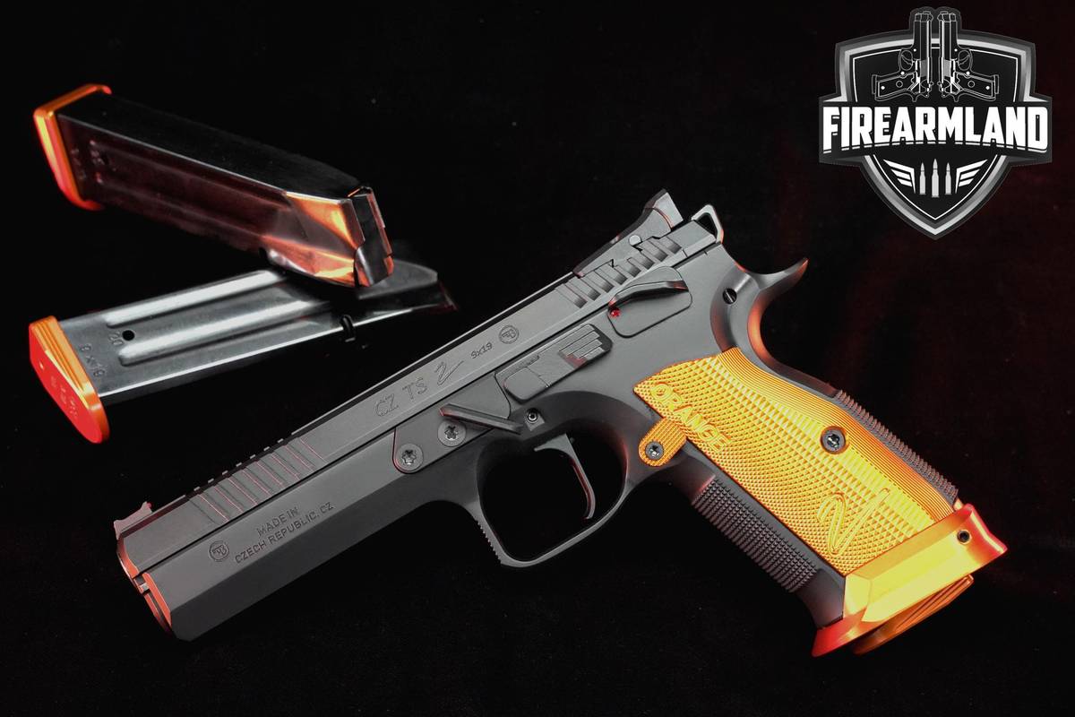 CZ TS 2 Orange 9mm 5.2" TS2 Tactical Sports Competition +3 MAGS & ORIG CASE