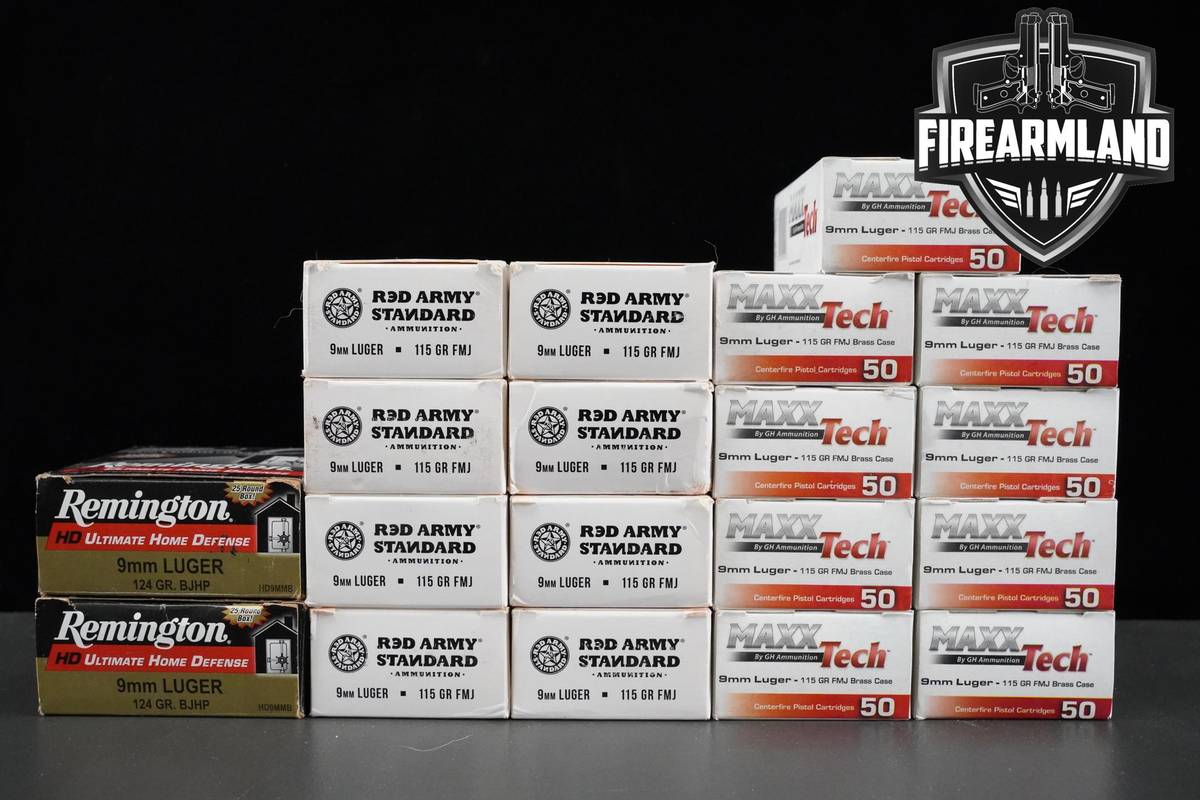 900 RDS! 9mm Ammo 9-mm