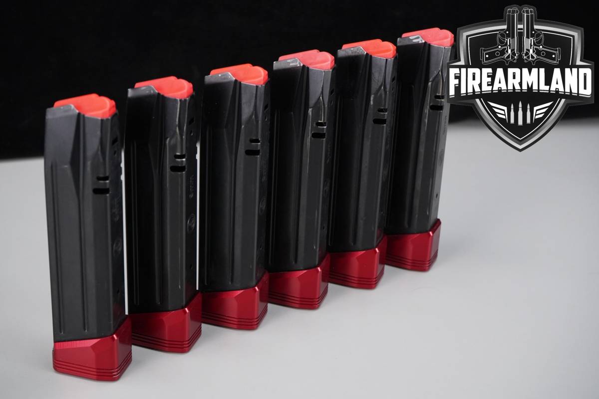 Six (6) Dan Wesson DWX F 19rd 9MM Magazines