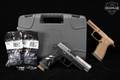Sig Sauer P320 M17X-9-RX (built off an M17X FCU) 9mm Luger Two-Tone Silver/Gray & Black in Very Good Condition Image 2