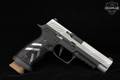 Sig Sauer P320 M17X-9-RX (built off an M17X FCU) 9mm Luger Two-Tone Silver/Gray & Black in Very Good Condition Image 3