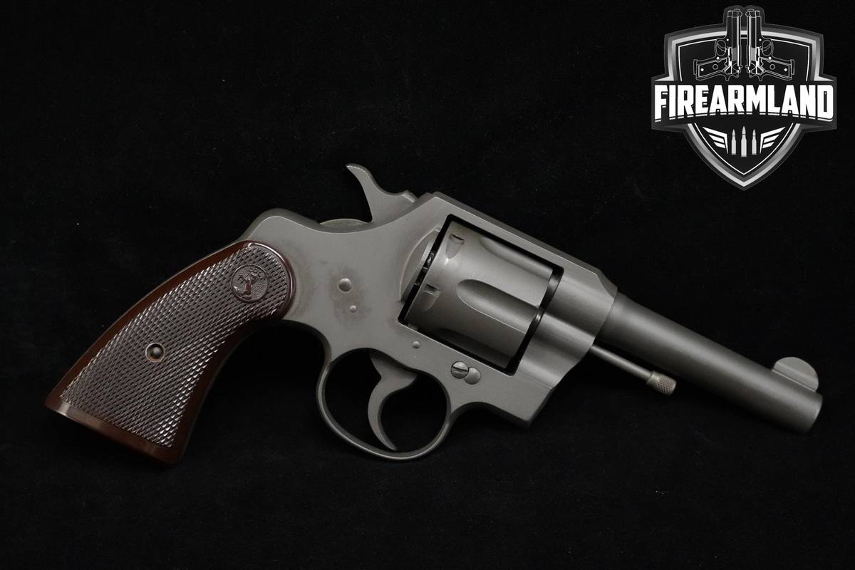 LOW-SERIAL 1942 Colt Commando 38-Special 4" Parkerized Colt-Commando WW2