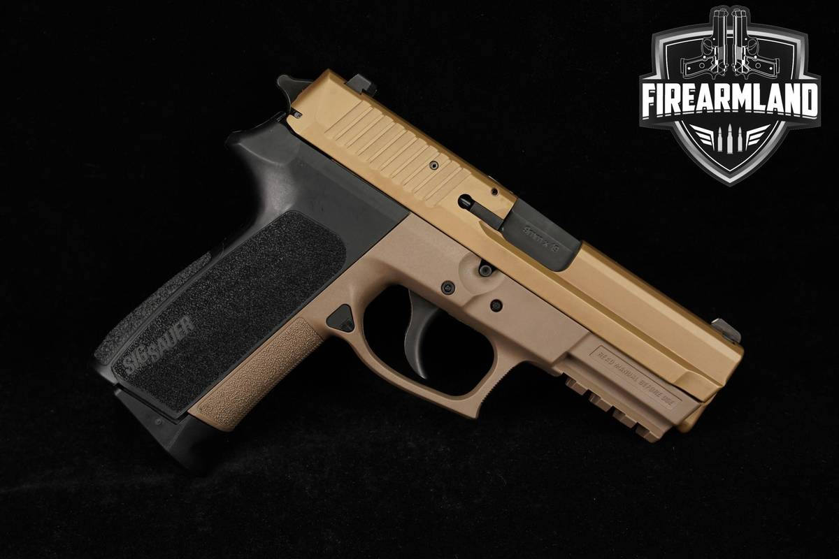 Sig Sauer SP2022 9mm 3.9" FDE SP-2022 Two-Tone +2 MAGS & ORIG CASE
