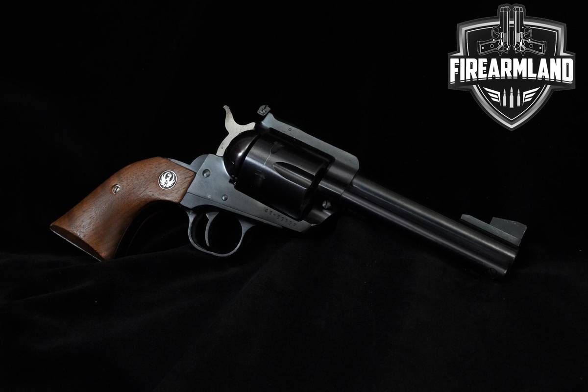 1982 Ruger New Model Blackhawk Convertible 45 Colt 5.63" Blued Ruger