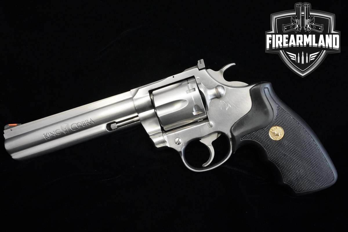 VINTAGE 1987 Colt King Cobra 357 Magnum 6" Stainless Steel Colt DA/SA