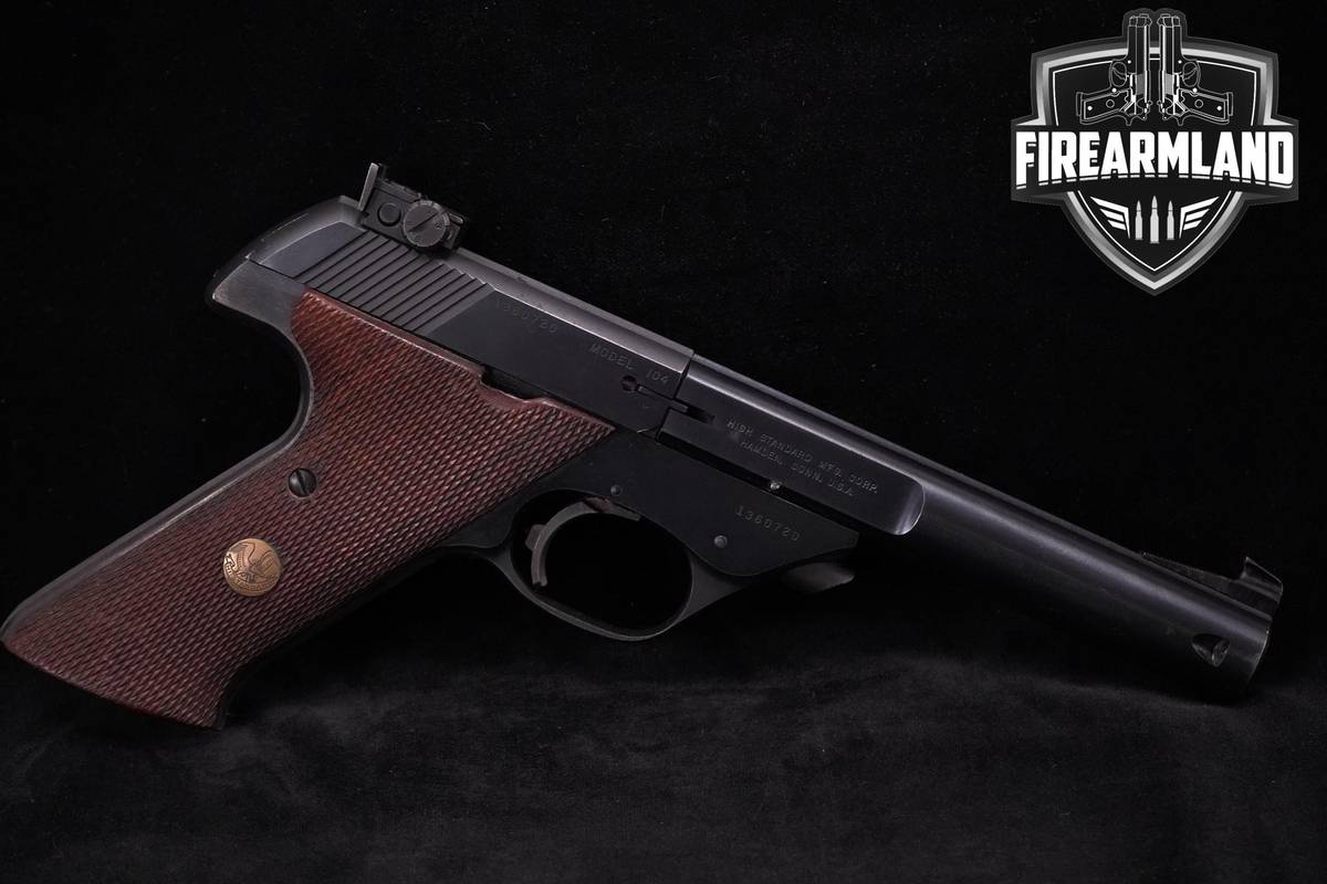 1964–1965 High Standard 104 Supermatic Citation 22LR 5.5" Blue +2 MAGS