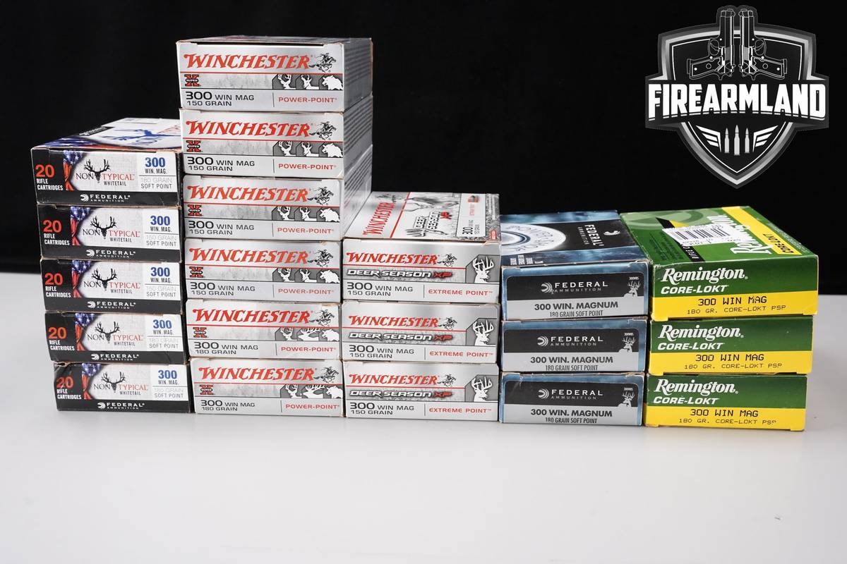 400 RDS! 300 Winchester Magnum Ammo 300WM