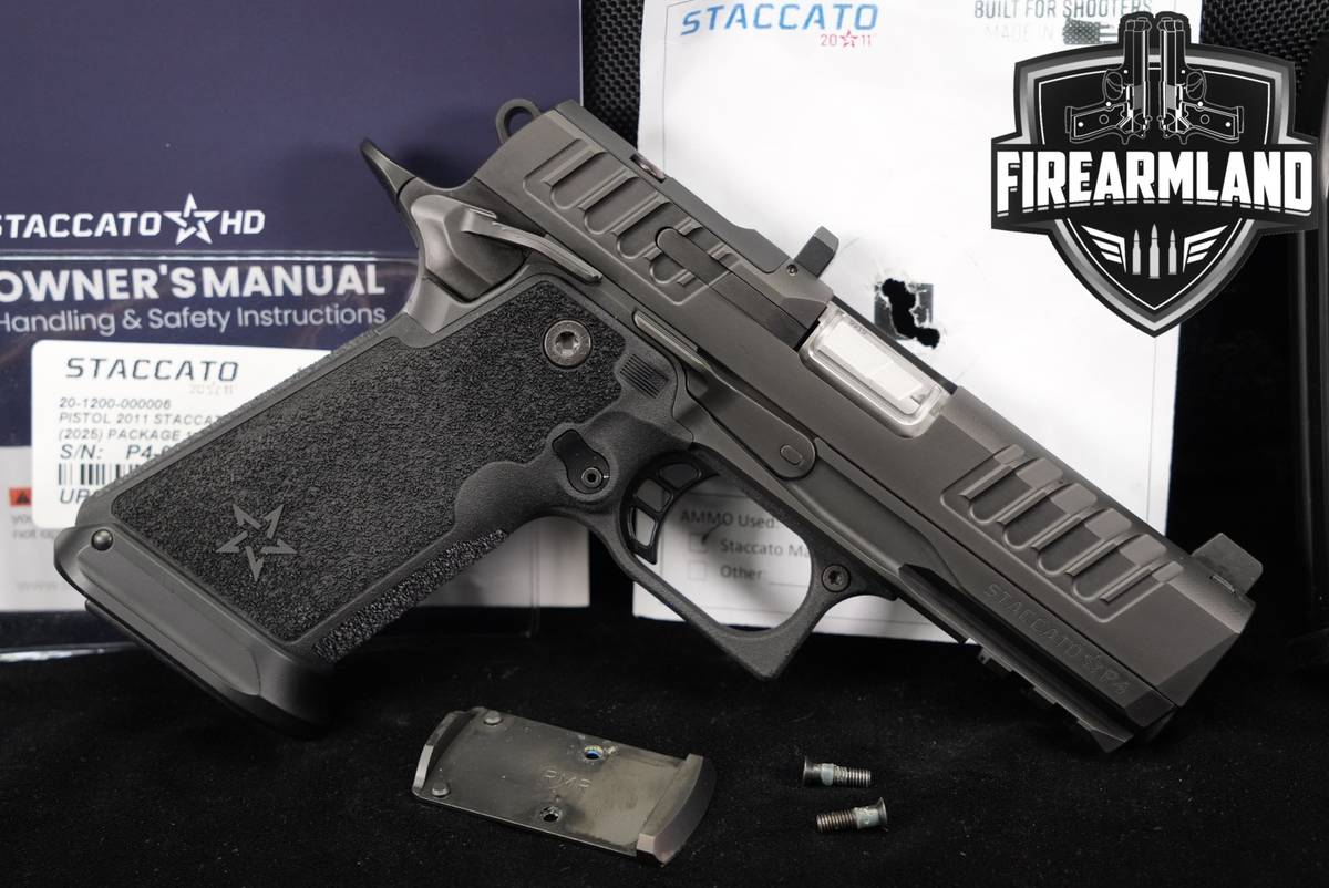 Staccato P4 2011 HD 9mm Optics-Ready Stainless STI 1911 P-4 +3 MAGS
