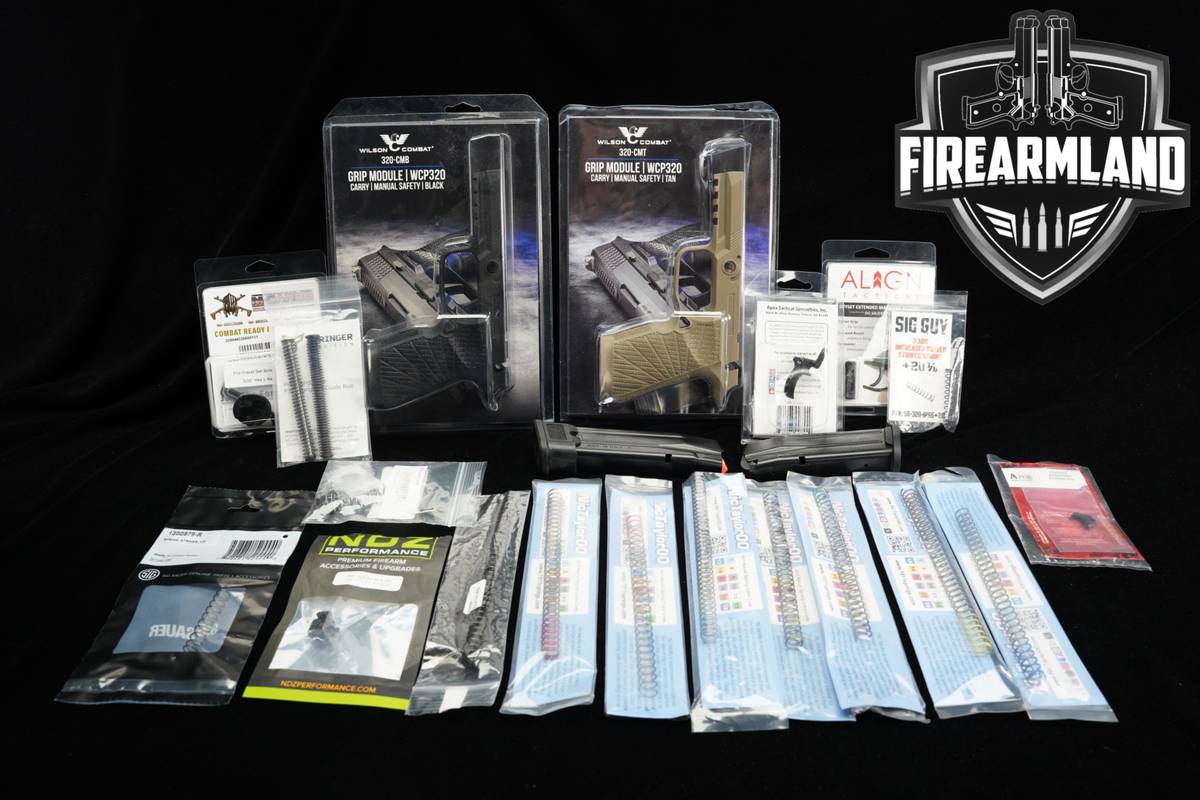 TWO (2) Wilson Combat WC WCP320 Grip Modules P320 P-320 +MIXED PARTS