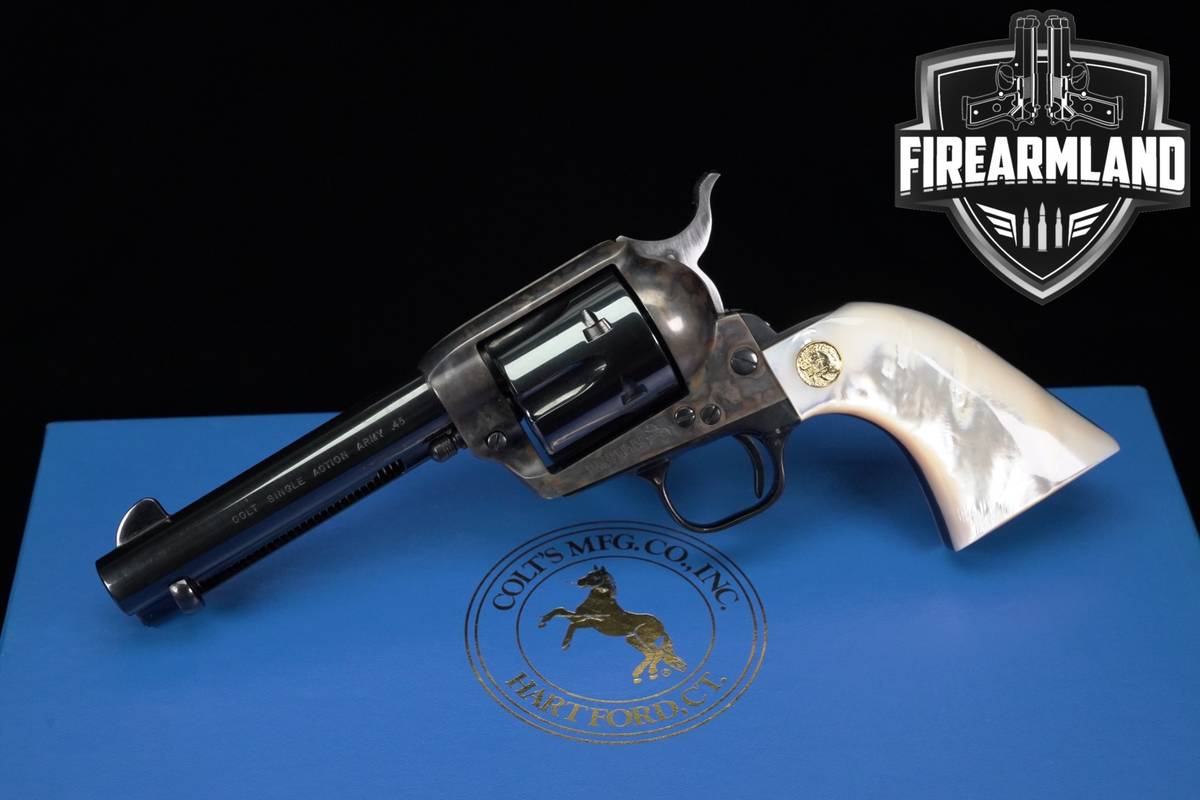 1993 Colt Single Action Army Third Generation 45LC 4.75" +ORIG BOX