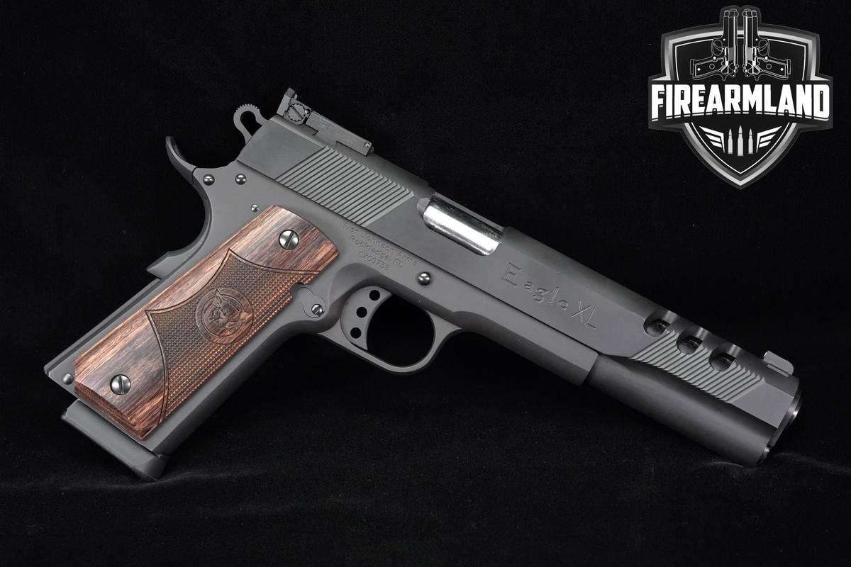 Iver Johnson Eagle XL Ported Series 70 45 ACP 1911 6" Pistol +ORIG CASE