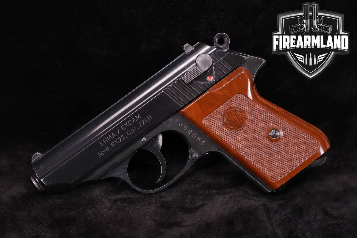 Erma Excam RX22 22LR 3.25" RX-22 Blued DA/SA +ORIG BOX